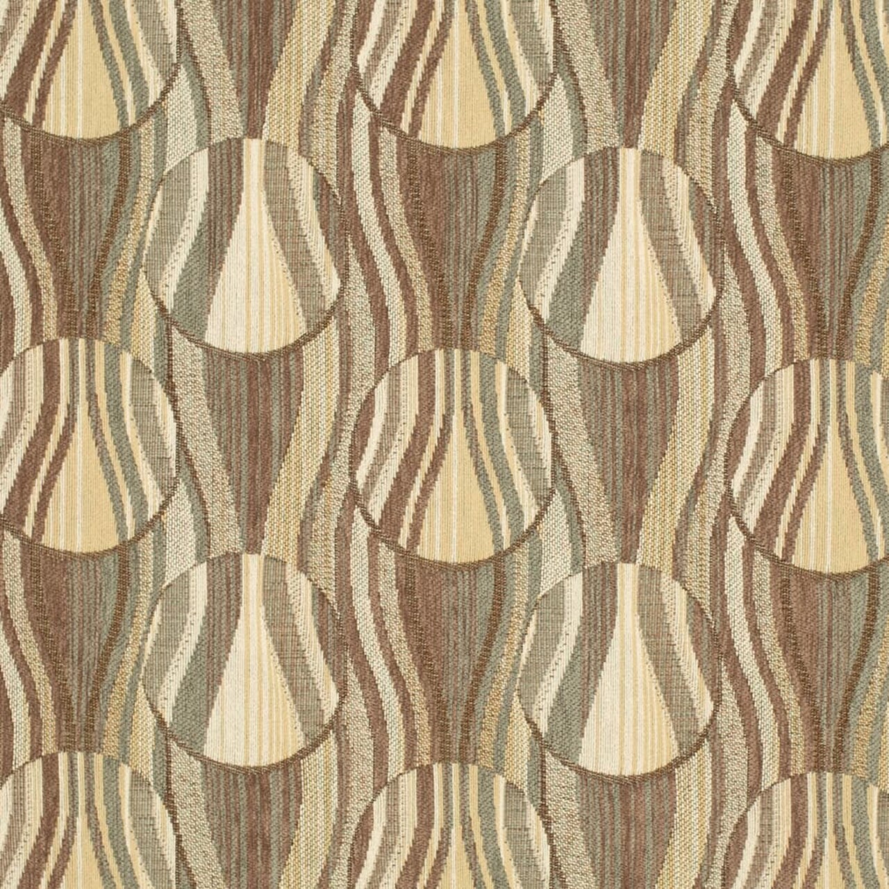 Sandstone - Beige Taupe,brown Abstract Geometric Upholstery Fabric 54 Inches"